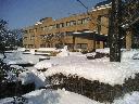 Center in snow