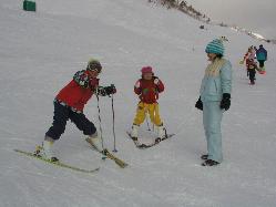 skiing